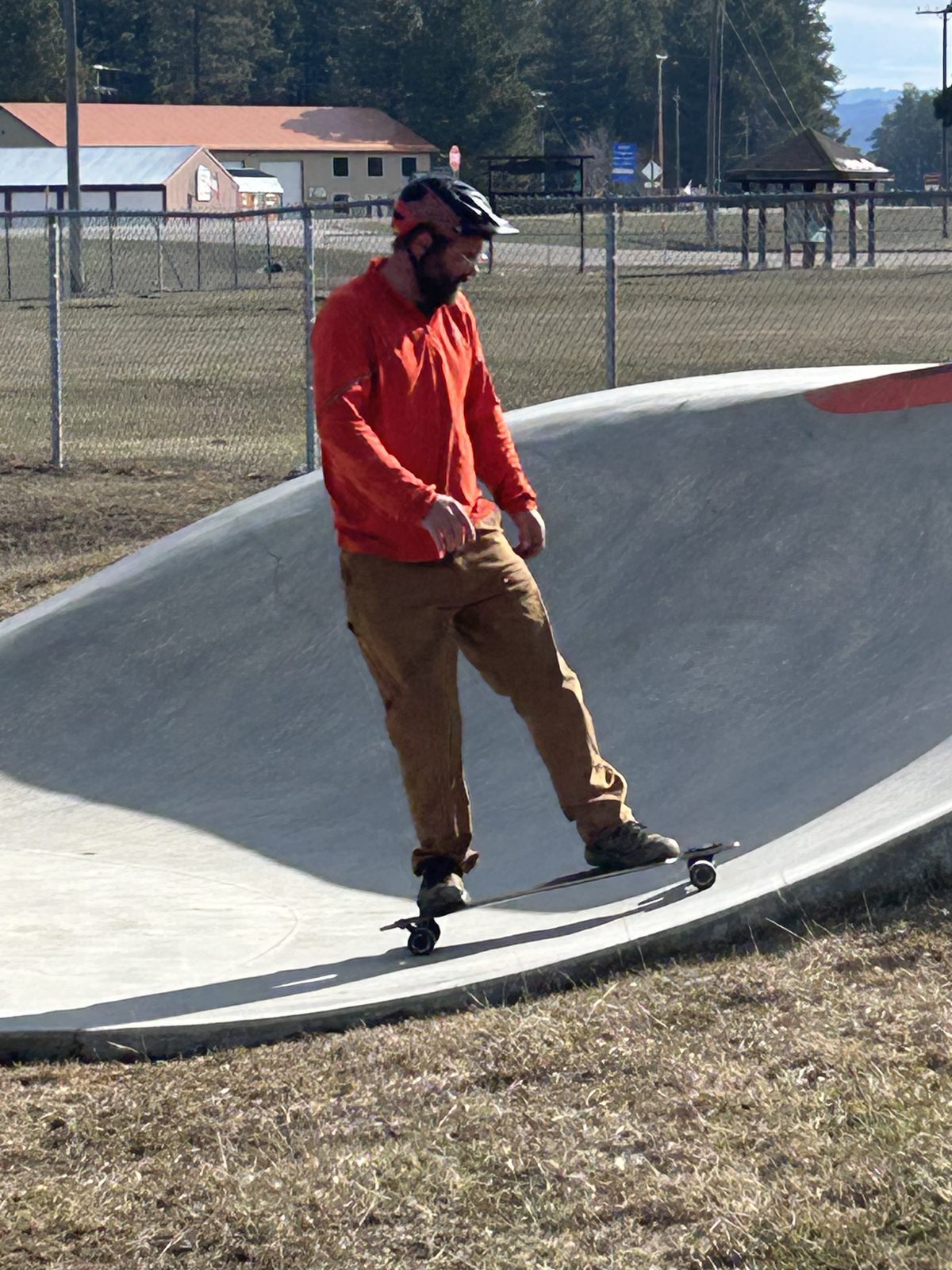 Rider at a Montana skatepark